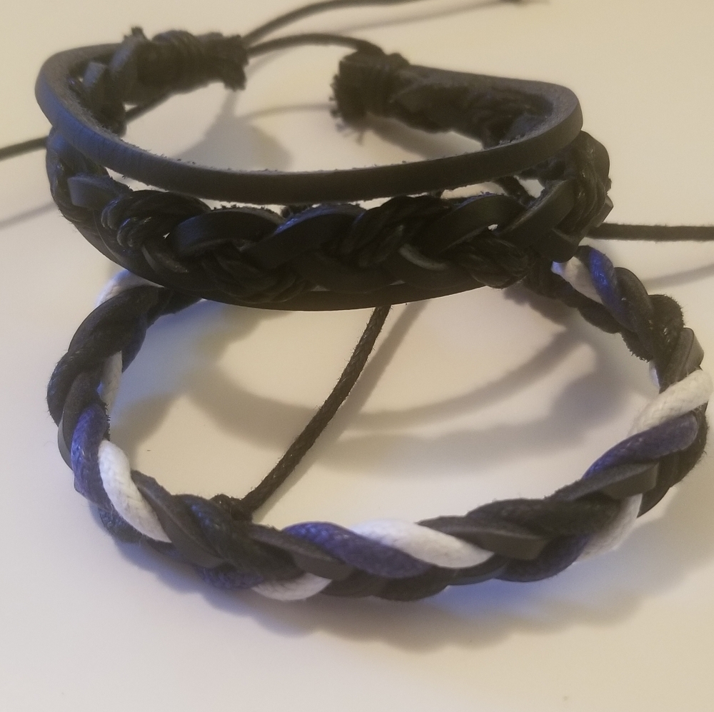 Leather Cuff bracelets!